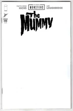 UNIVERSAL MONSTERS THE MUMMY #1 BLANK SKETCH VARIANT TAKE TO A CON GET A SKETCH