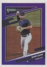 2021 Panini Donruss Variation Holo Purple Brandon Lowe (Bamm-Bamm) #155 y0i