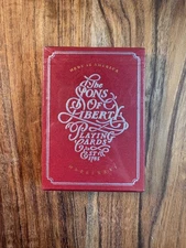 Sons of Liberty Patriot Red Playing Cards Art of Play