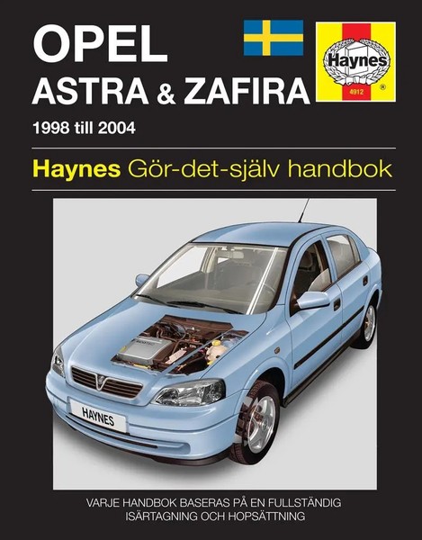 Haynes Publishi | Opel Astra And Zafira (1998 – 2004) Haynes Repair Manual...-image