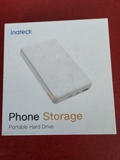 NEW Inateck FE2030 1TB External Hard Drive 5000mAh Power Bank IOS Phones