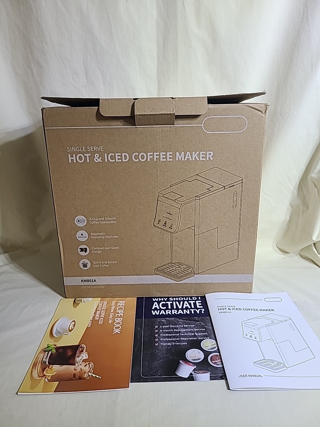 K Cup, And Ground Compatible Km801a. New!