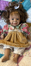 VINTAGE Llorens character Doll Velvet Dress  ...