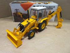 NZG JCB 3CX  GREY CAB  JCB BACKHOE LOADER  JCB LOADER EXCAVATOR MODEL RARE JCB