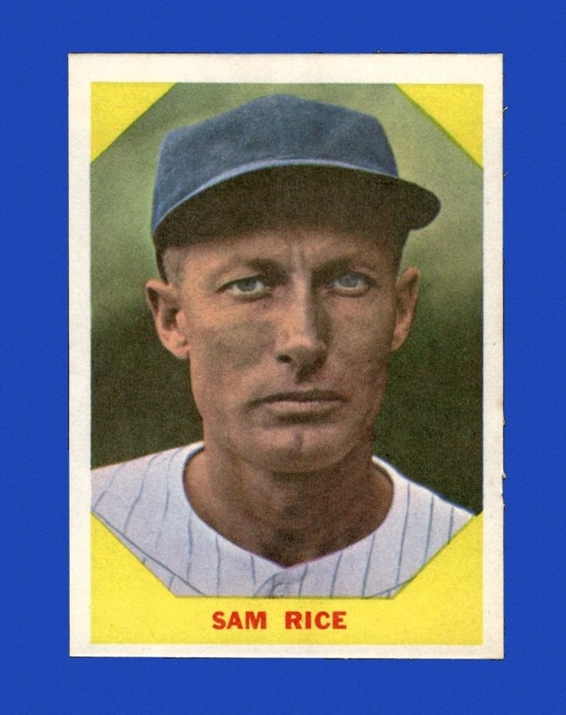 1960 Fleer Set-Break # 34 Sam Rice NM-MT OR BETTER *GMCARDS*