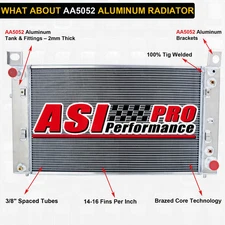 For 1999-2013 Chevy Tahoe Silverado 1500/GMC Sierra 1500 2500 AT 4 Row Radiator.