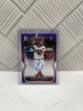 2023 Bowman Chrome Demetrio Crisantes Auto Purple /250 RC 1st Diamondbacks