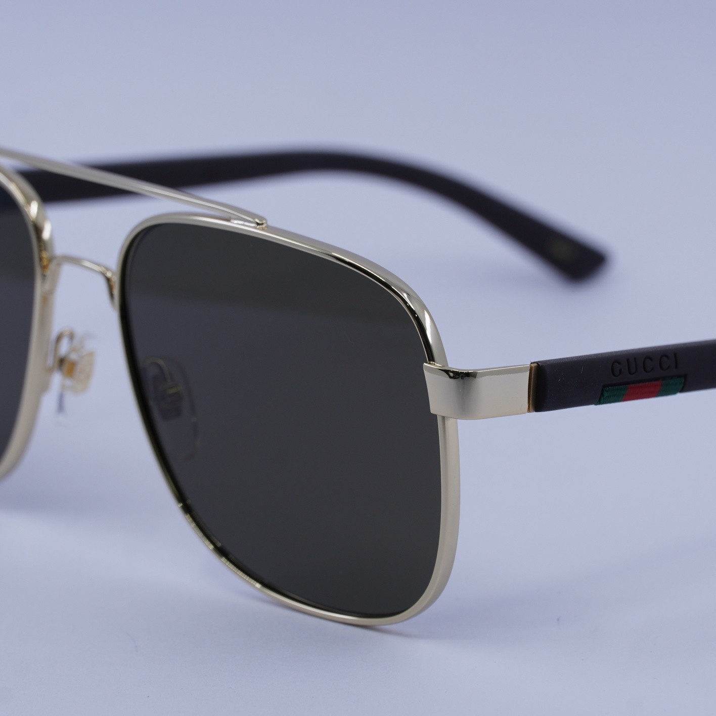 New GUCCI GG0422S 003 Gold/Brown 60-17-140150 Sunglasses thumbnail 3