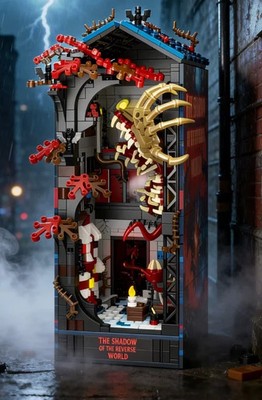 Creel House Stranger Things Light-Up Building Blocks 1206 pcs set 12'' [Boxed]