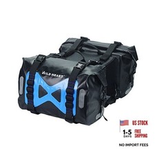 Waterproof bag Motorcycle saddlebag 50L Tank bag Motor Side bag Black