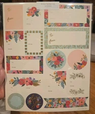 Rifle Paper Co. GARDEN PARTY Stickers And Labels 45 Stickers