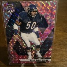 2025 Panini Mosaic - Mike Singletary #153 Camo Pink Mosaic Prizm