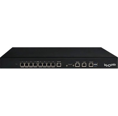 VoCoVo VCV4110 VoCo 19'' Controller + 8xPOE Rackmontage mit Voice TPM