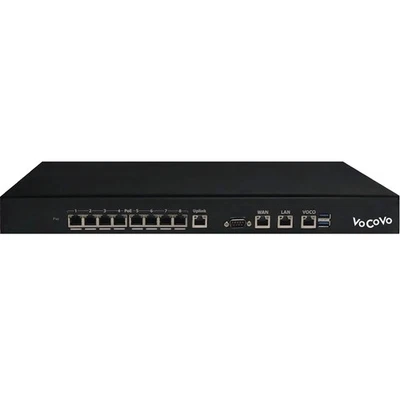 Controlador VoCoVo VCV4110 VoCo 19" + 8xPOE montaje en rack con voz TPM - Imagen 1 de 4