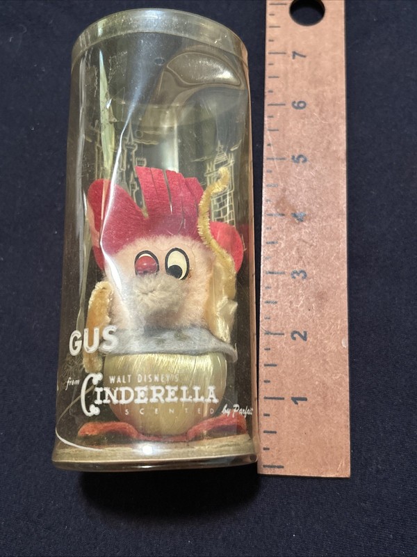 Rare Vtg  Disneyana Cinderella “Gus” Doll in Original Packaging By Parfait