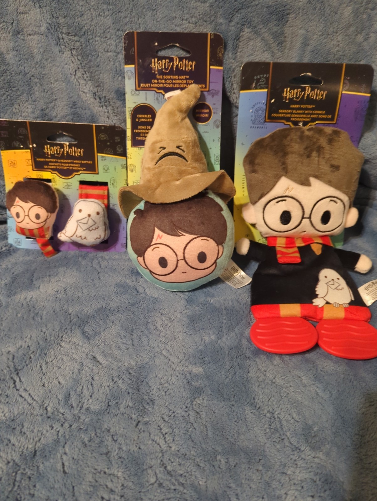 Harry Potter Juego de 3 Piezas Bebé Sonajeros de Muñeca Espejo Juguete Sensorial REGALO BABY SHOWER