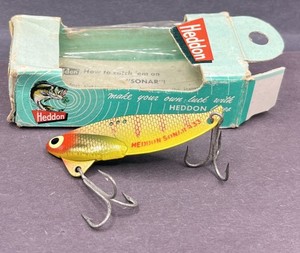 Sonar De Pêche Heddon Vintage NOS – Boîte Ancienne 1/2 Oz USA