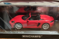 Minichamps 1/43 Porsche 718 Spyder Red