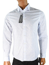 Michael Kors Mens Shirt M 15-15.5 34/35 New Light Blue Designer Button up