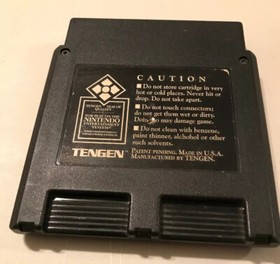 Super Sprint Tengen unlicensed black NES (Nintendo Entertainment System, 1989)