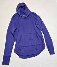 Tek Gear Ultrasoft Fleece Cowlneck Pullover Heathered Purple Small Womens Size S
