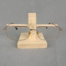 Hart Schaffner Marx 731 Eyeglasses Frame 55 16 140mm Mens Gold Rectangular