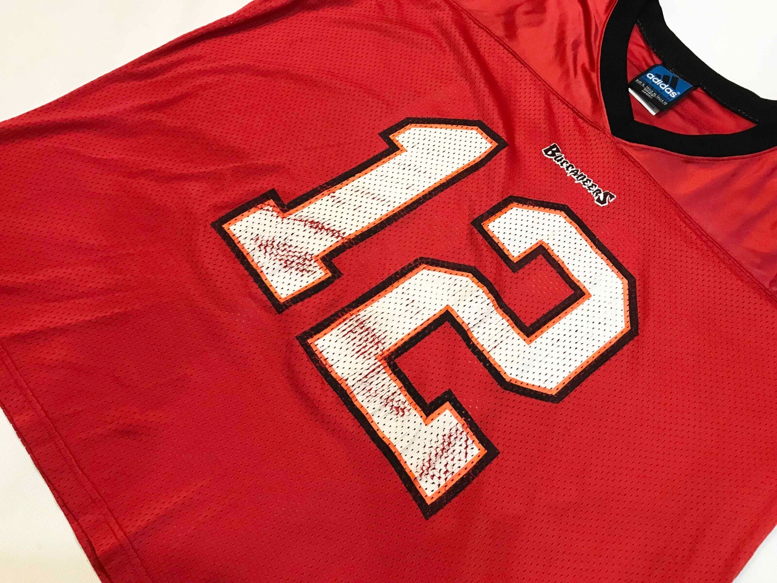 Vintage Adidas NFL Tampa Bay Buccaneers DILFER 12 Football Jersey Red