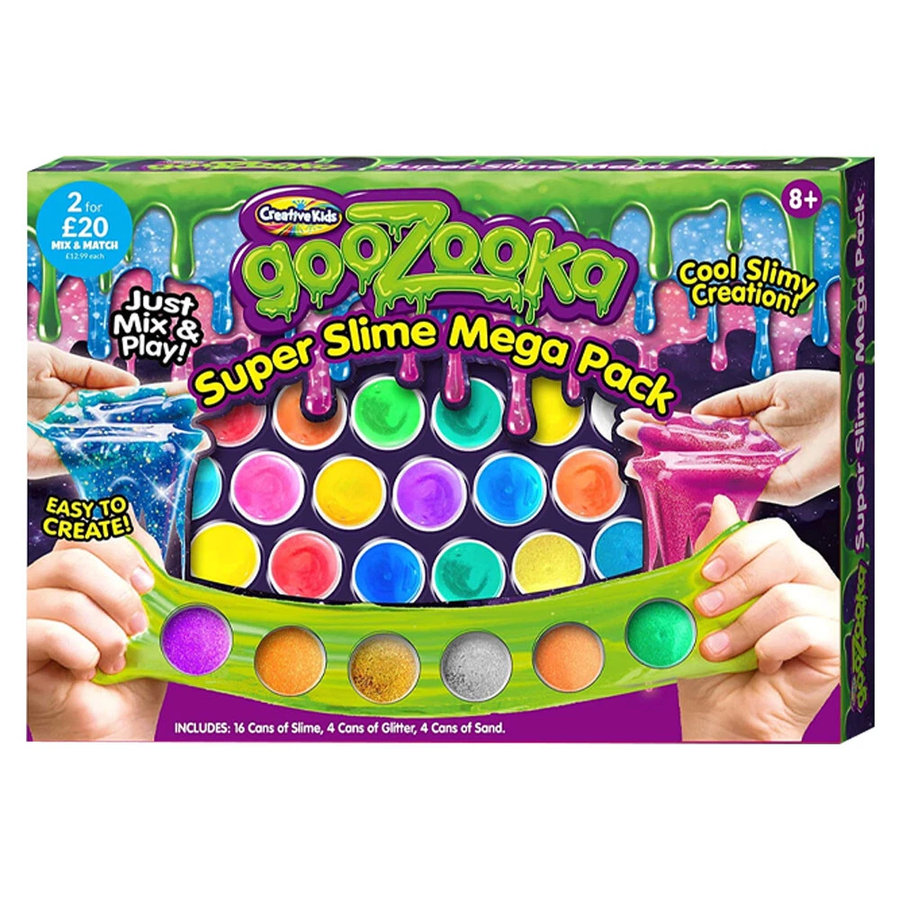 GooZooka Slime- Make your Own/DIY Colourful Super Slime Making Kit