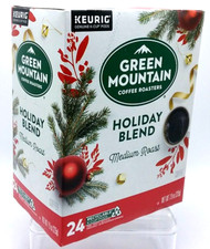 Green Mountain HOLIDAY BLEND Coffee K-Cup Pods 24 Count Med Roast 8/25