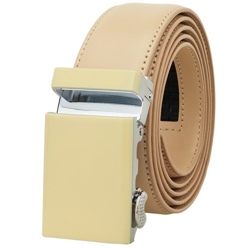 Falari Men Unisex Classic Ratchet Dress Belt Genuine Leather Casual Golf Belt - Picture 4 of 83