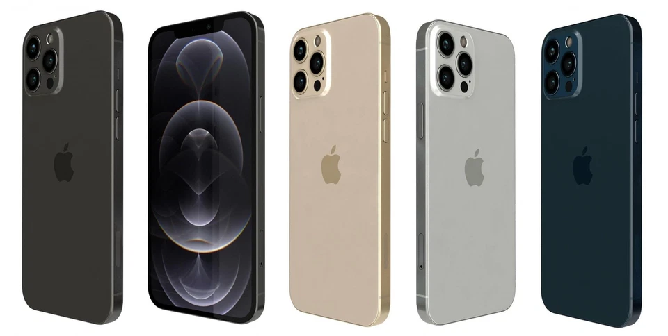 Apple iPhone 12 Pro Max, 128/256/512GB - Unlocked - Used Very Good - Image 3 of 4