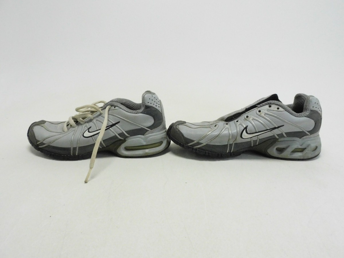 Nike Air Max 316767-101 Athletic Gym Shoes Gray Black Size 4.5Y | eBay