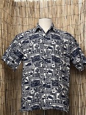 Cooke Street Honolulu Mens SS Hawaiian Shirt-Large-100 Cotton-MADE IN HAWAII