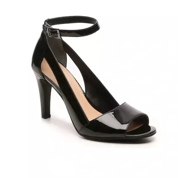 Women s Franco Sarto Eleri Black Heels 8 1 2 eBay