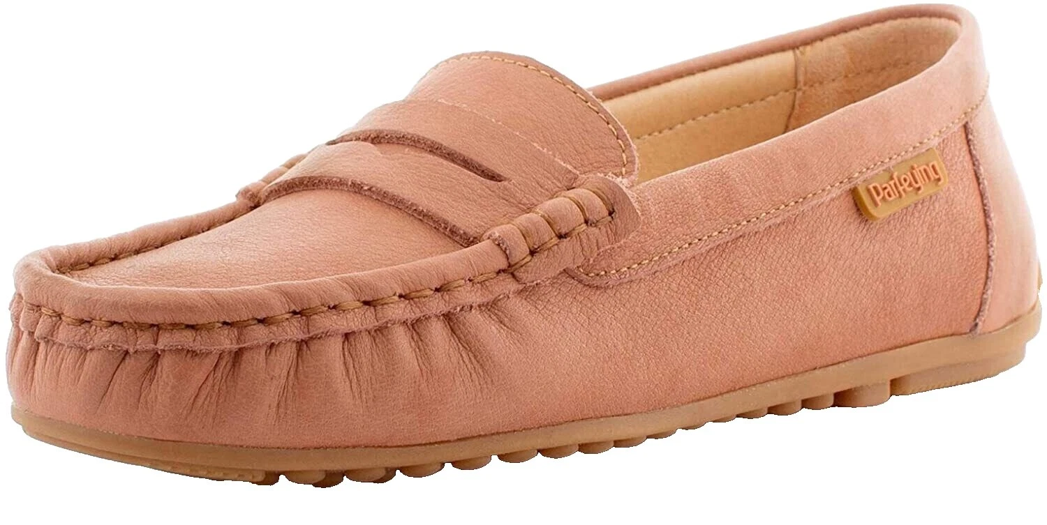 Brown Leather Upper Shoes for Women