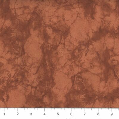 Rust colored Marble Stone 100% Cotton Fabric by the 1/4