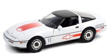 GREENLIGHT - 1988 CHEVROLET Corvette C4 White with Orange Stripes CORVETTE...