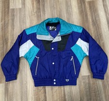 Tyrolia Skiwear By Head Vintage 80s 90s Men  s Winter Ski Coat Jacket Small
