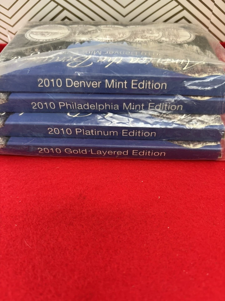 2010 Quarters America the Beautiful RARE Proof Sets In Boxes Unopened FREE Ship - Image 3 of 4