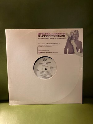 Britney Spears - Overprotected - 12'' VINYL Single U.S. PROMO, Jive Records Nice!