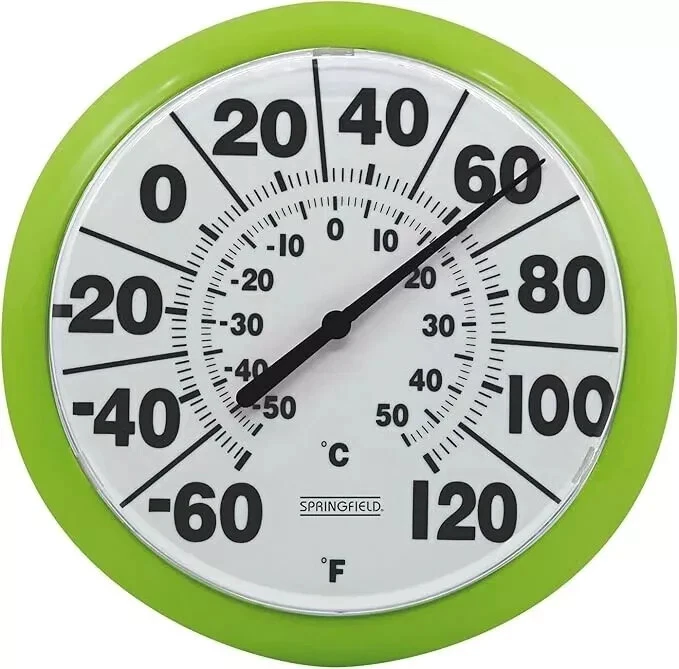 Springfield Indoor Outdoor Big and Bold Dial Thermometer, Wireless Thermometer w - Image 2 of 4