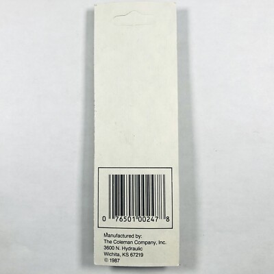 Tappo Carburante Coleman In Ottone 220C1401 - Nuovo, Made In USA (Parte Per Lampade/Stufe)