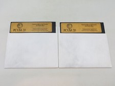 5.25" Floppy Disks PC USA 2.0 Vintage 1990 Computer Software discs PC GLOBE