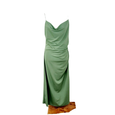 H&M Dress Slip Midi Kelly Green Draping Sleeveless Straps NWT Womens Large | eBay H&M Dress Slip Midi Kelly Green Draping Sleeveless Straps NWT Womens Large | eBay
