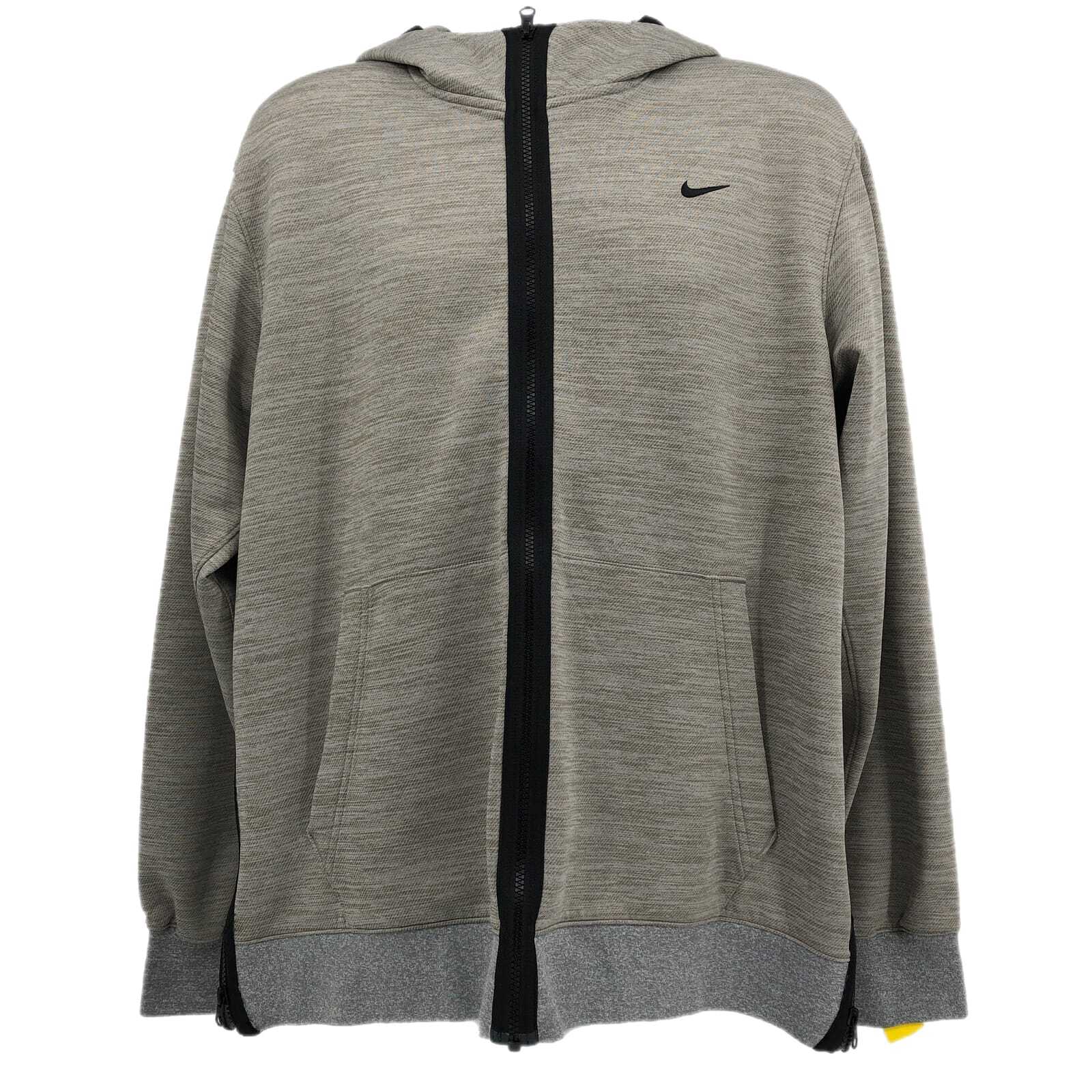 Nike Gray Polyester Basic Jacket | Hooded with Po… - image 1