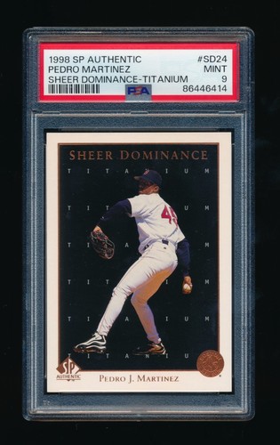 Pedro Martinez [Titanium] #SD24 1998 SP Authentic Sheer Dominance card