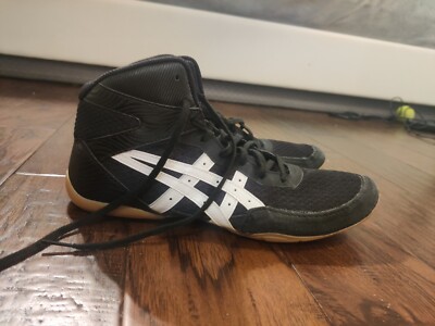 Asics Mens Matflex 7 Black White Wrestlin Shoe: Excellent Condition Refurbished