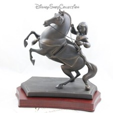 Figurine Mulan et Khan WDCC Triumphant effet Bronze Édition Limitée 500 Disney