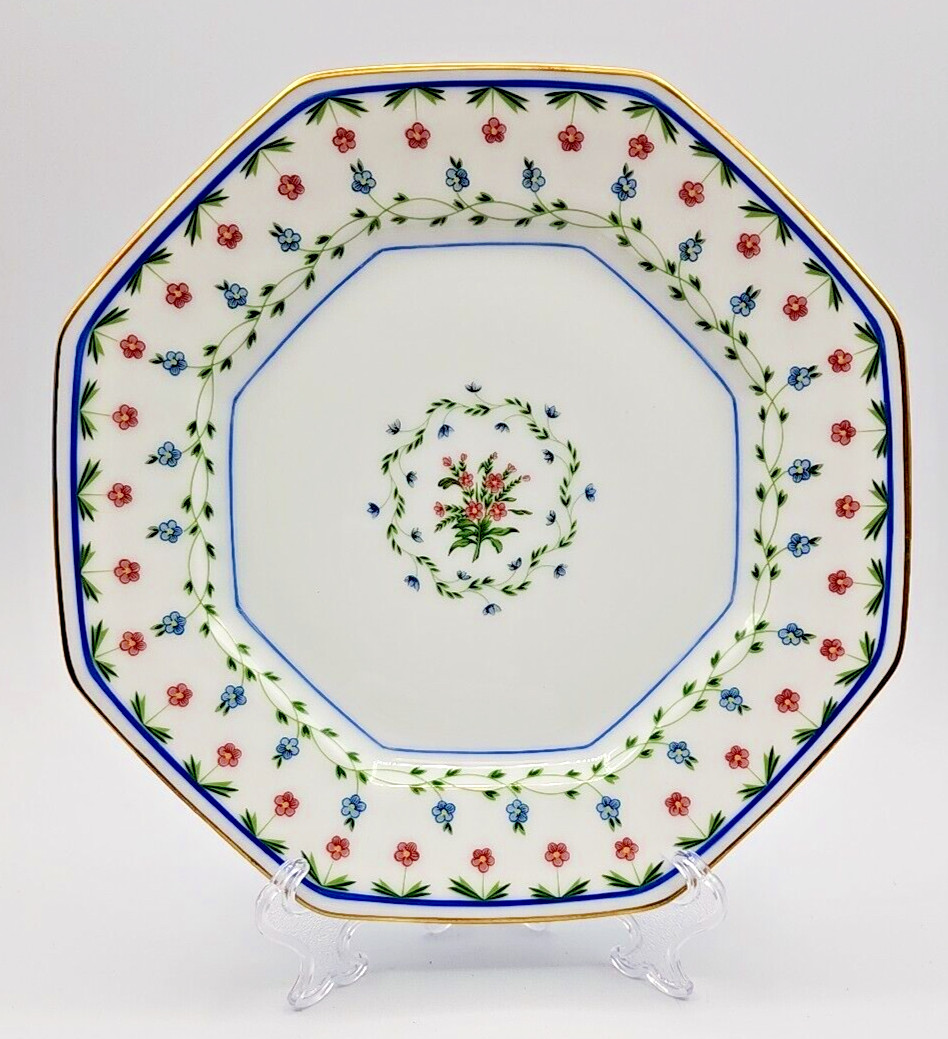 Ceralene Limoges Raynaud & Co Lafayette Octagonal Luncheon Plate La Fayette