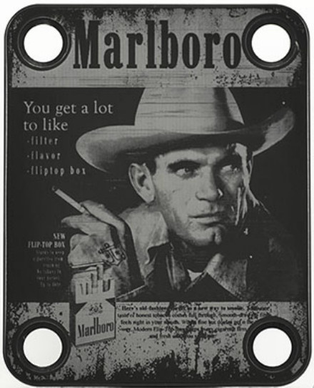 Cuello Plana - Man Con Gorra - Negro para Guitarra Y Bajo